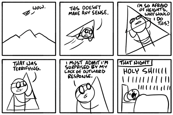 Hang Gliding.